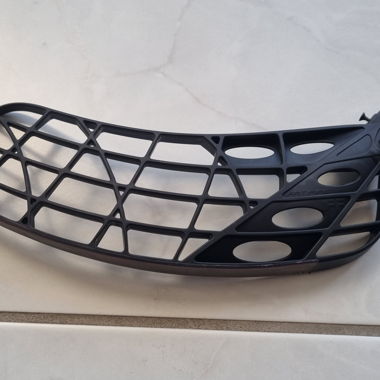 Black plastic hockey blade