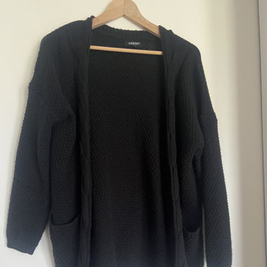 Strickjacke ungetragen schwarz Grösse M