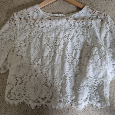 Lace Crop Top (by Piq your dress)