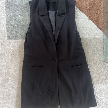 Gilet long noir