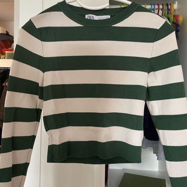 Striped zara top 