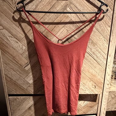 Backless Red Top