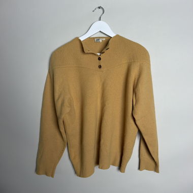 Mustard Angora Wool Sweater