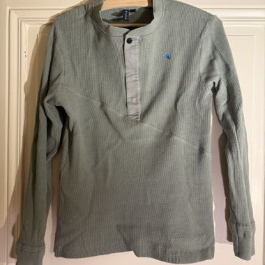 Maglione sottile Klättermusen, maniche lunghe, verde, S