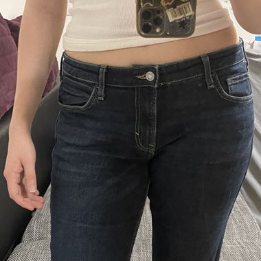 Dark blue jeans