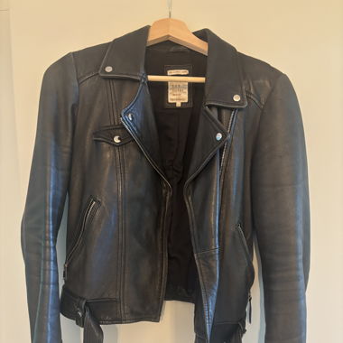 Lederjacke 