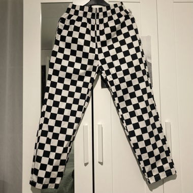Checkerboard Trousers Cookman
