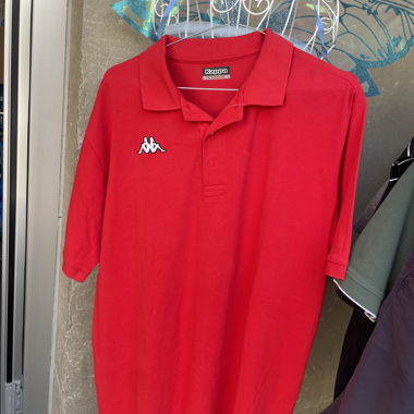 Polo Kappa rossa XL