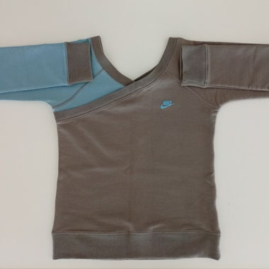 Nike Gray-Blue Sweater, Size M, Silver Label, 2000