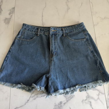 Blue Denim Shorts