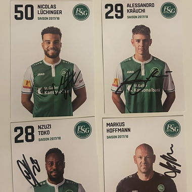 Autogrammkarten- original- FCSG