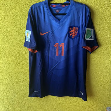 Maillot rétro Pays-Bas Coupe du monde 2014 de Robben