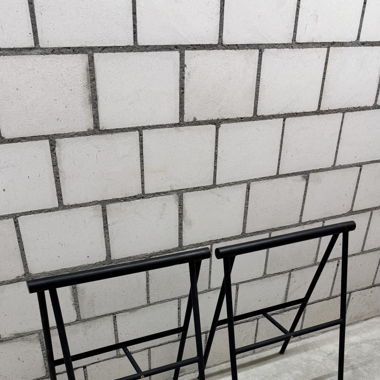 Table trestles - Ikea metal black 2 pcs.