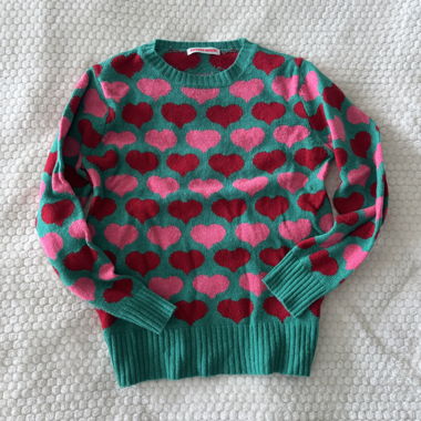 Lovers House heart sweater