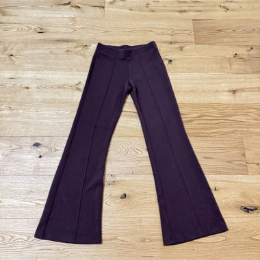 Pantaloni in tessuto bordeaux