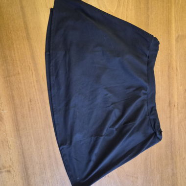 Black sports skirt