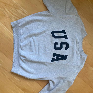 USA Sweatshirt grau