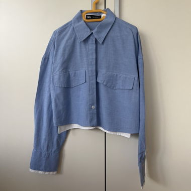 Chemise crop-top