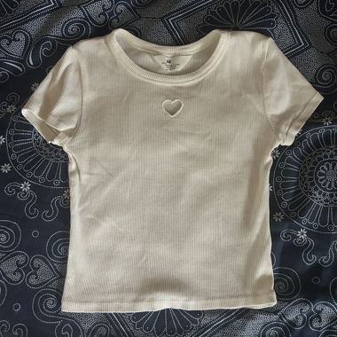 H&M Ribbed T-Shirt