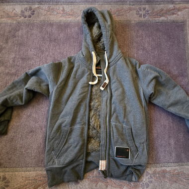 Superdry „Premium Athletic Fleece“ M-Grau Fellgef.