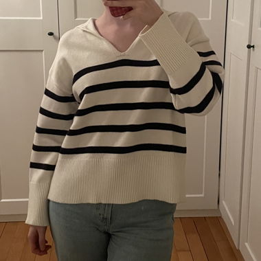 Maglione in maglia rigato Zara