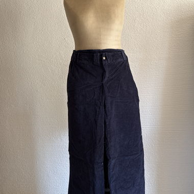 Dark blue culotte trousers