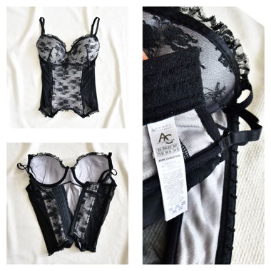 Top Corset Gothique Vintage Y2K 75B