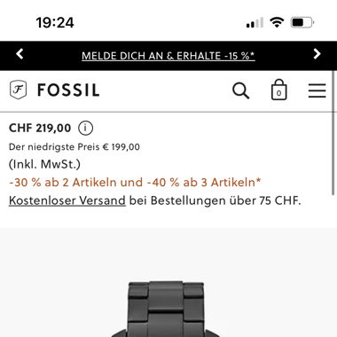 Fossil Herrenuhr