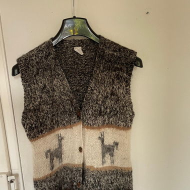 Gilet/Veste Taille M Laine d'Alpaga