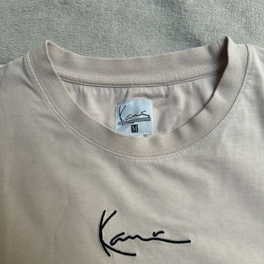 Karl Kani Shirt - Beige/Rosa