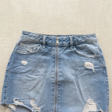 Tally Weijl Denim Skirt 34 Light Blue