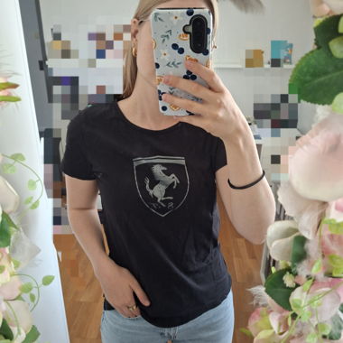 T-shirt Puma Ferrari nero