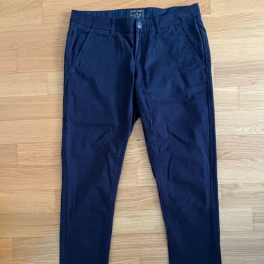 Superdry navy blue chinos size 36