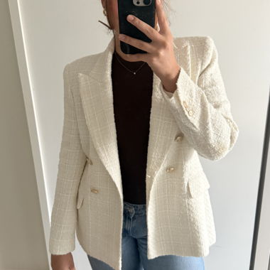 Zara Blazer creme