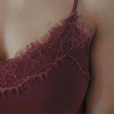 Lace terracotta top