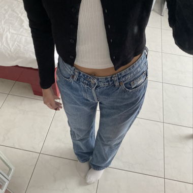 straight leg jeans