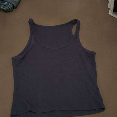 slightly cropped tank top