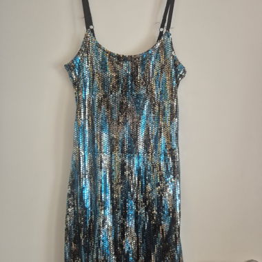 Pailletten-Minikleid