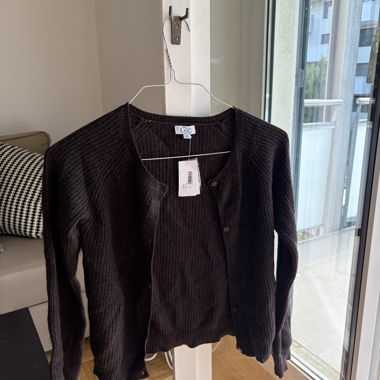 Dark knit cardigan