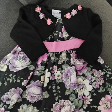 Floral Dress with Bolero 3M-5 M