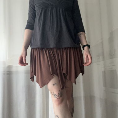 Black V-Neck Top