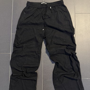 ZARA schwarze Leinenhose