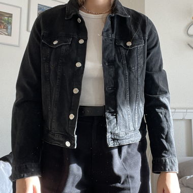 Black Zara denim jacket
