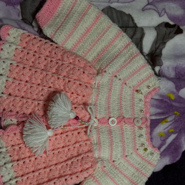 Handmade strick Kleid baby