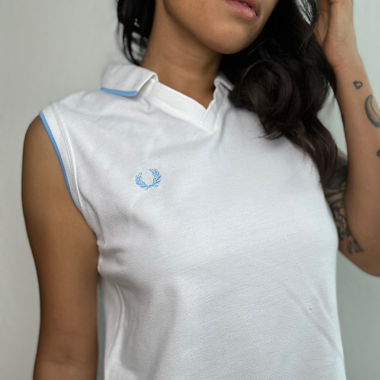 Fred Perry Ärmelloses Polo (S)