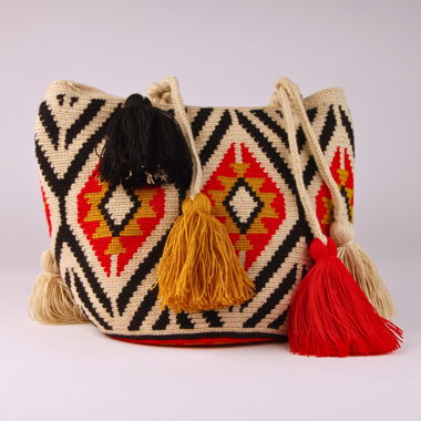 Wayuu "Berlin" handgefertigte Tasche aus Kolumbien