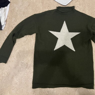 Green Star Sweater