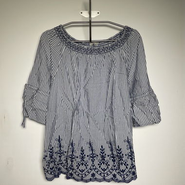 Blouse d'été légère rayée