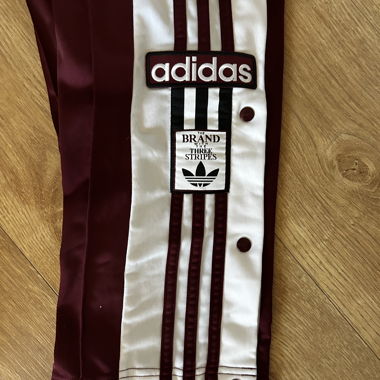 Pantaloni da training Adidas bordeaux 