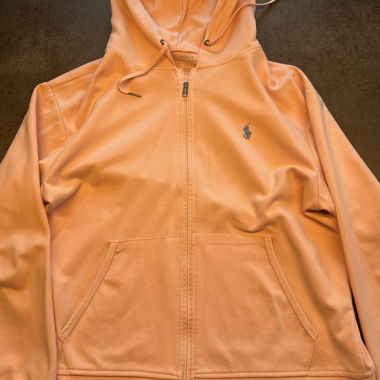 Felpa con cappuccio con zip Polo Ralph Lauren rosa